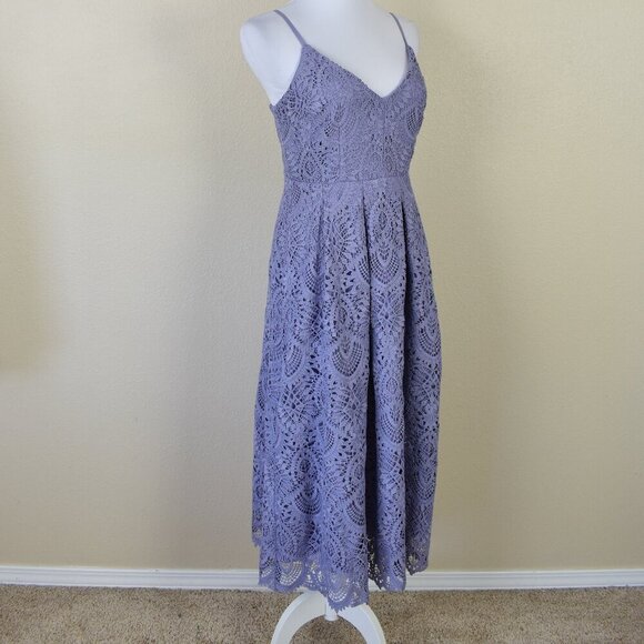 Gianni Bini Abigail Lace Crochet Midi Dress - 4 - Picture 8 of 9